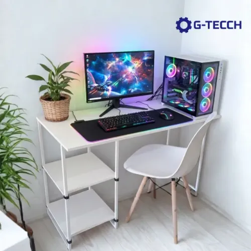 Mesa de Escritório 1,1m NOVA Escrivaninha Estilo Industrial Multiuso Notebook Computador