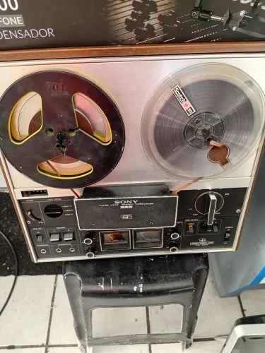 Gravador de Rolo, Sony,  modelo TC-377 gravação em 3 rotações,  funcionando perfeitamente.