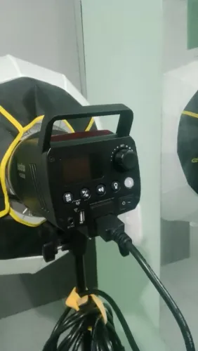 Kit de iluminação flash godox tocha MS 200 v