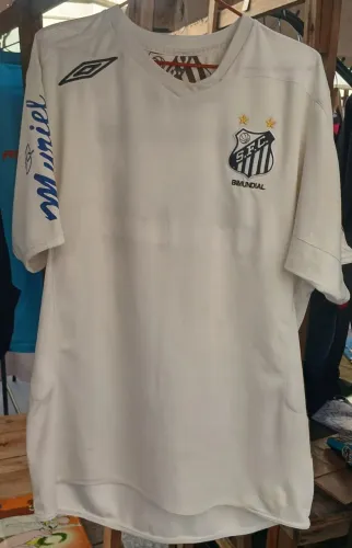 Camisa Santos Umbro 2006 branca tam M