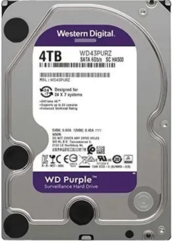 ? HD WD Purple 4TB - Novo | R$ 1.599