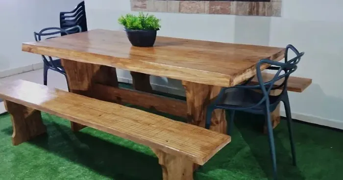 Mesa rústica