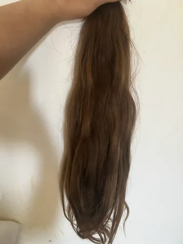 Cabelo humano brasileiro regional 60cm 152 gr pronto já na fita adesiva 