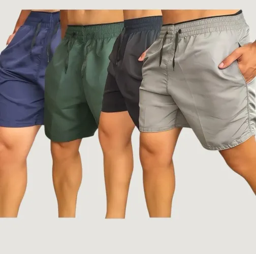 4 Bermudas Tactel masculina GG 46/48.