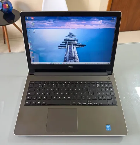 Notebook Dell Branco i3, 8gb, SSD, Tela 15.6, Windows, Office