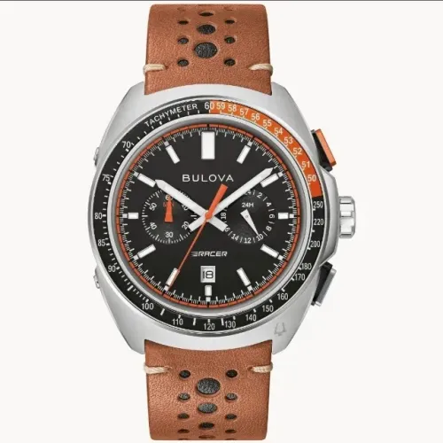 Título: Relógio Bulova Racer 98B427 Cronógrafo 42mm Safira Novo Original