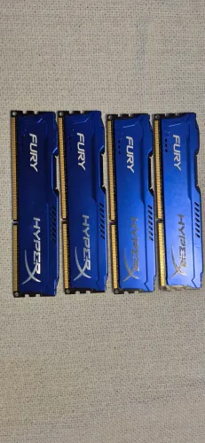 Memoria RAM DDR3 1.6 GHZ. 4 X 4GB SEMINOVOAS