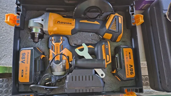 Kit ferramentas chave de impacto e lixadeira