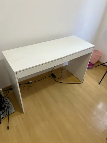 Escrivaninha p/ Escritório c/ 2 Gavetas Branco