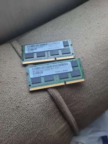 Memória ram ddr3 notebook 2x4GB 1600Mhz
