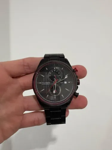 Relogio Masculino Cronografo Preto - Mondaine
