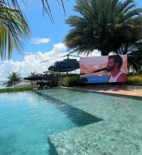 Painel de Led 4mx2m P4 Outdoor