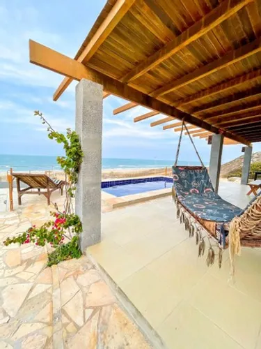 Casas a Beira Mar ,pé na areia na praia do Uruaú-Beberibe