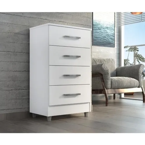 Comoda Flavia Branco Frete Grátis - Até 12x