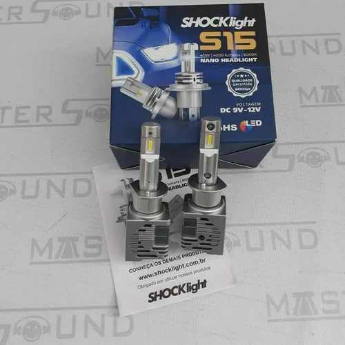 Kit ultra Led. H-1. Schocklight. Garantia. Novo. Instalado.