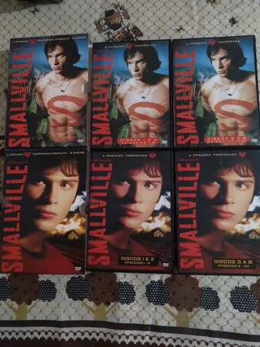 DVDS SMALLVILLE 1ª E 2ª TEMPORADAS (LEGENDADOS)