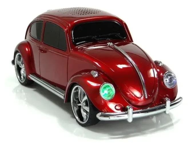 Caixinha De Som Bluetooth Led Carro Fusca