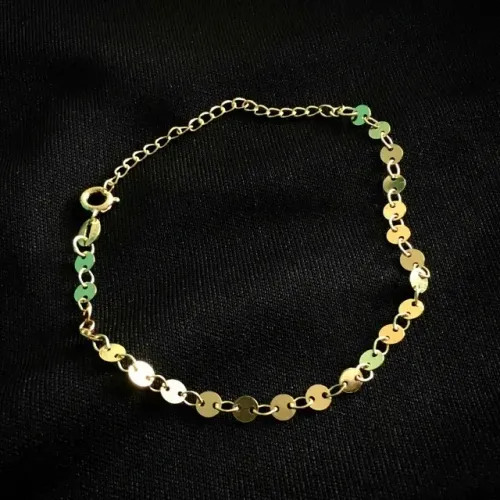 Pulseira elo chapado | banhada/folhada a Ouro24k