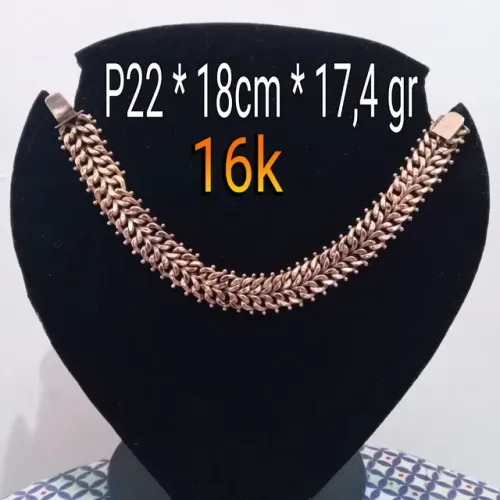 PULSEIRA DE OURO . 395,00 O GRAMA