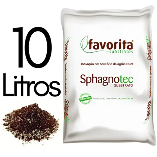 10L Substrato Inerte Para Cultivo Turfa + Perlita Sphagnum (50%-50%) pH5,8 EC0,3 - Lupa