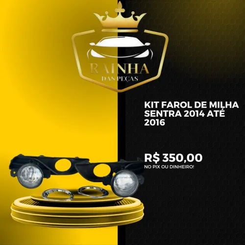 Kit Farol de Milha Sentra 2014 até 2016