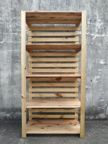 Estante de Palete e prateleiras. Fabricamos móveis rústicos de Pallet, Pallets e pinus.
