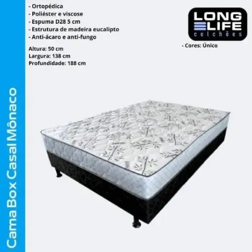 Preço de fábrica: cama box casal Mônaco ENTREGA HOJE !!! 