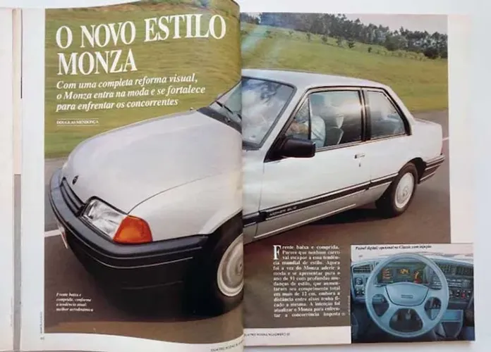 Monza SLE 1991, Lada Niva, Voyage CL - Revista Quatro Rodas