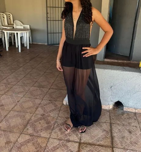 Vestido longo festa
