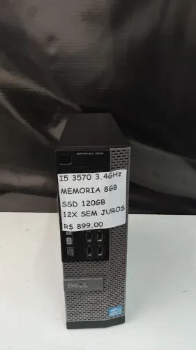 Computador I5 3570 3.4GHz, 8GB DDR3, SSD 120GB, até 12x sem juros