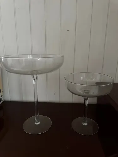 Vasos de vidro - novíssimos!! Valor unitário
