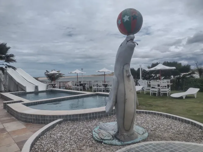 " HOTEL NA BEIRA DO MAR - PÉ NA AREIA "