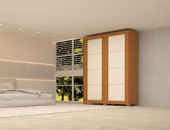 Roupeiro Helena 100% MDF - Entrega/Montagem Grátis para Fortaleza