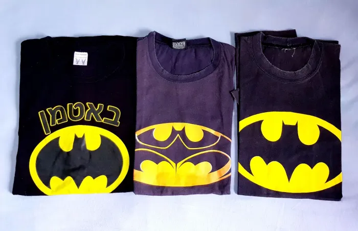 Camisas Batman - Kit com 3