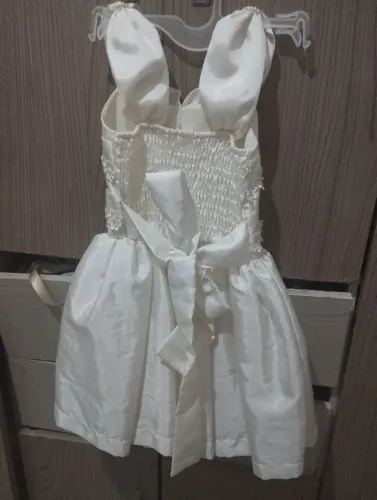 Vestido de festa infantil branco