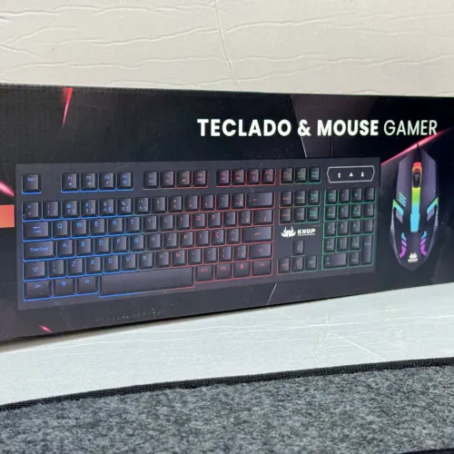Teclado gamer e mouse Gamer kit USB com Led