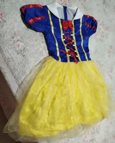 Fantasia infantil branca de neve