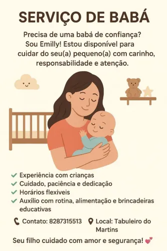 Procurando Babá, estou disponível 