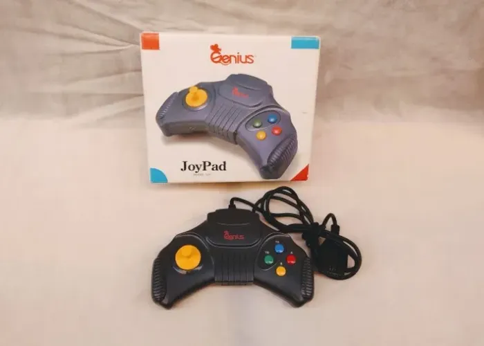 Controle Genius Para Pc Antigo Retro Gameport 15 Pinos Db15 