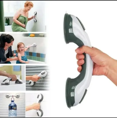 Barra de Apoio com Ventosa para Banheiro - Segurança e Conforto