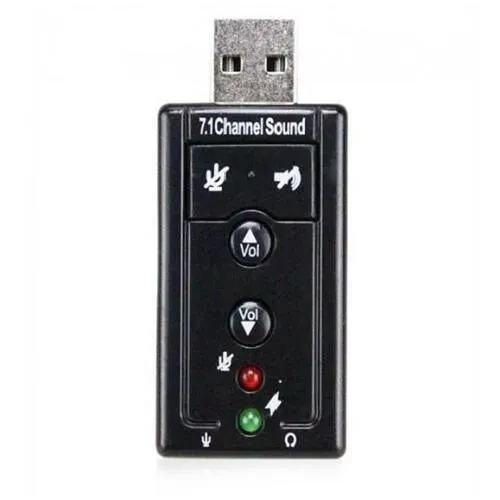 Adaptador Placa De Som Virtual 7.1 Usb Xt2028 Strad