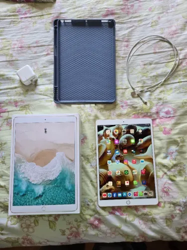 Tablet Ipad Pro 1ª Geração 120HZ Impecavel Dourado 10.5 polegadas 64GB Modelo WiFi