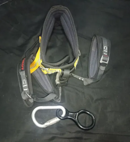 Kit equipamento de escalada 