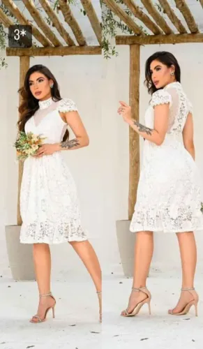 Vendo vestido branco noiva e batizado