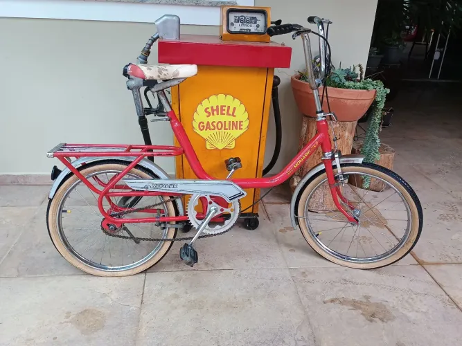 Bicicleta Monark Monareta Antiga - Colecionador Pintura Original 