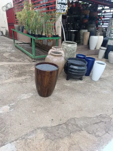 Vasos fibra com cimento 