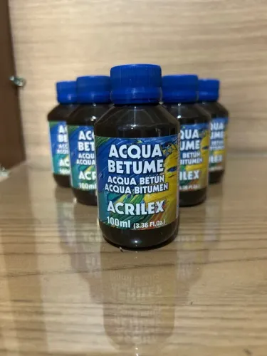 KIT C/ 6un - Tinta Acrílica para Betume - 100ml - Acrílex