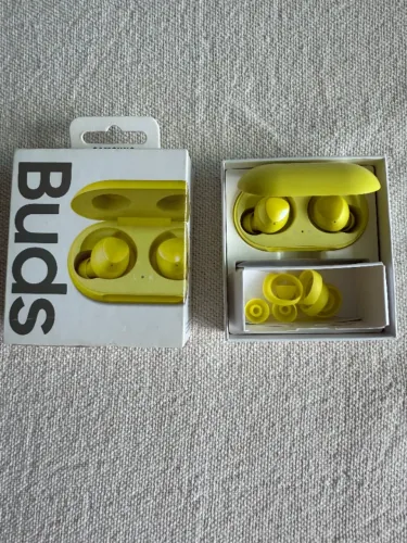 Galaxy Buds amarelo original c/ case e borrachas extras