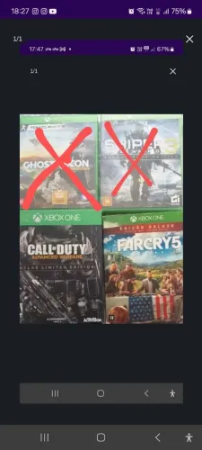 2 jogos de Xbox One - Call of Duty, , Farcry