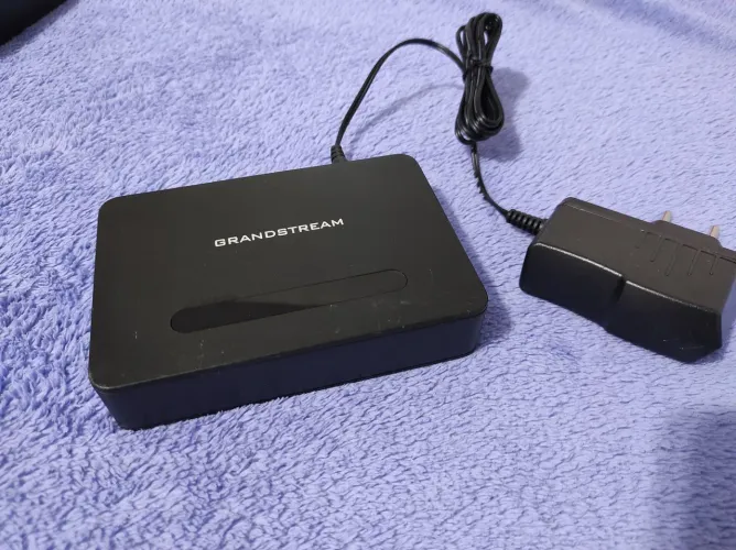  Ata Voip Voz Por Ip Grandstream Ht812 Gateway Analógico 2 Portas Fxs Gigabit